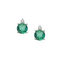 Pendientes Comete Mujer Storia Di Luce in Oro blanco Smeraldo ORB881 - ORB881